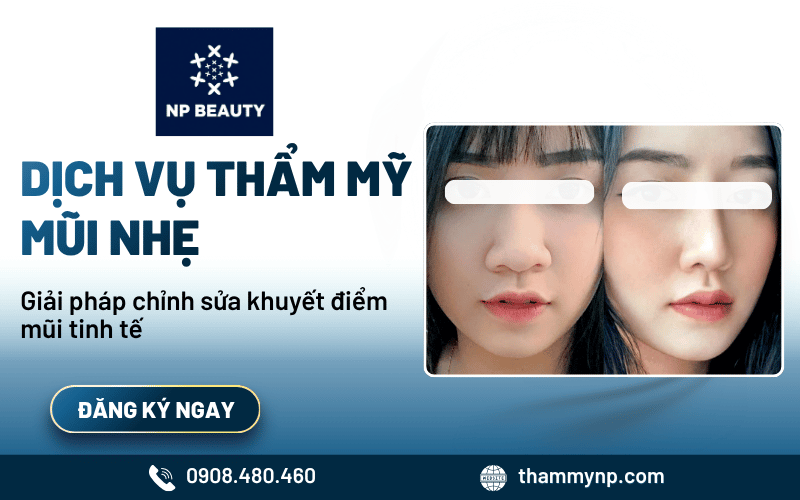 dịch vụ thẩm mỹ mũi nhẹ