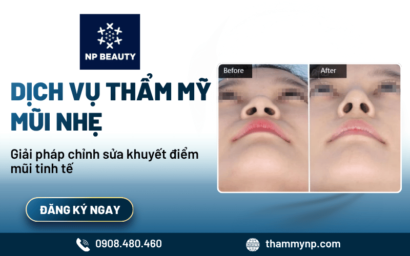 dịch vụ thẩm mỹ mũi nhẹ